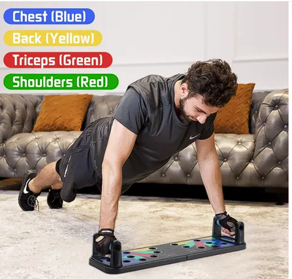 Push Up Board 14 in 1 Body Building Push Up Support Fitness Bar Home Gym Equipment