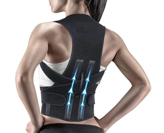 Posture Belt For Back & Shoulder Brace For Spine & Body Posture Correction, Backbone Support Belt - Free Size