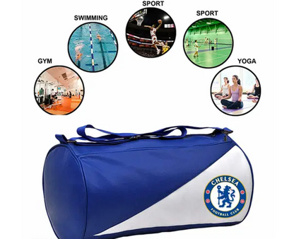 Juventus Leather Duffle Gym Bag Sport Bag for Men and Women for Fitness Leather Gym Bag